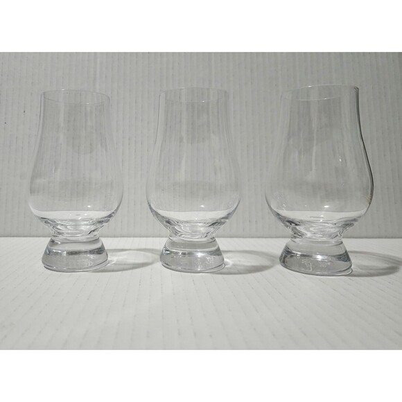 Glencairn Other - The Glencairn Glass Set of 3 Clear Whiskey Glasses Etched Bottom - No box